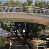 Leederville Train Station Overpass Mitchell Freeway
