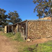 Tachbrook Outbuildings - stone stable, old fibro house
