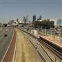 Leederville Train Station Overpass Mitchell Freeway