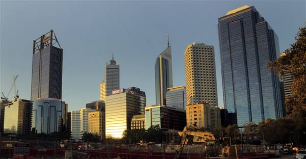 Perth City Skyline (23/09/2015)