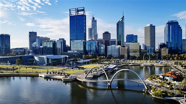 Perth City Skyline - Elizabeth Quay (1/09/2020 - Credits: Tourism Western Australia)
