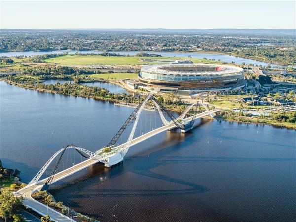 Perth City Skyline (17/04/2023 - Credits: Tourism Western Australia)