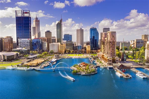 Perth City Skyline - Elizabeth Quay (1/09/2020 - Credits: Tourism Western Australia)