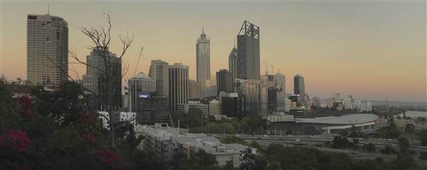 Perth City Skyline (23/09/2015)