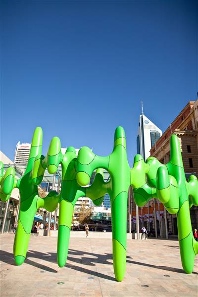 Perth - City - Artwork name 'Grow Your Own' (25/05/2017 - Credits: Tourism WA)