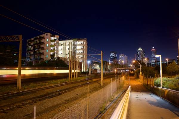 East Perth - Claisebrook Station area (23/08/2017 - Credits: Tim Burns)