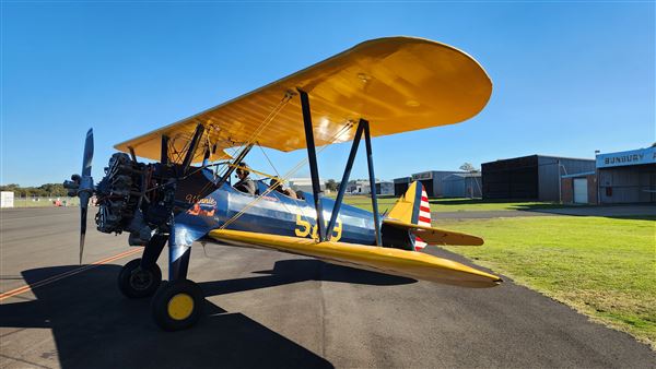 Winnie - 1941 Boeing Stearman Biplane (1/05/2026 - Credits: submitted by: Hayley Coulson)