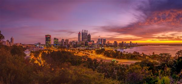 Perth City Skyline (17/04/2023 - Credits: Tourism Western Australia)