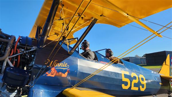 Winnie - 1941 Boeing Stearman Biplane (1/05/2026 - Credits: submitted by: Hayley Coulson)