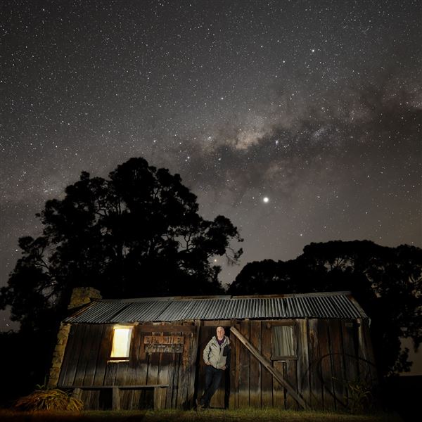 Darkan - Six Mile Cottage - Six Mile Cottage under the milky way (2/07/2020 - Credits: Gerald Rose)