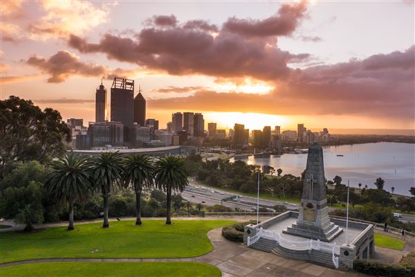 Perth City Skyline (17/04/2023 - Credits: Tourism Western Australia)