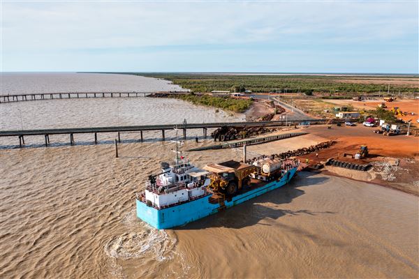 Derby - Barge (15/06/2022 - Credits: Shire of Derby/West Kimberley)