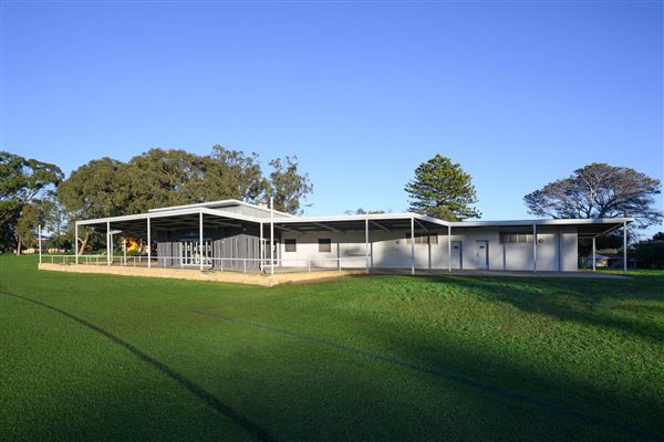 Brad Hardie Club Rooms - Brad Hardie Club Rooms on Dick Lawrence Reserve. (4/08/2025 - Credits: Sammy DeSouza Photography)