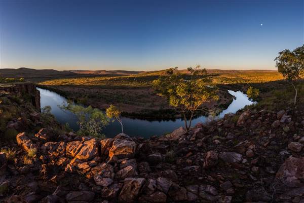 Pentecost River - This is the iconic vista of the Pentecost river from Branco’s Lookout at El Questro Wilderness Park. (12/06/2017 - Credits: Delaware North)