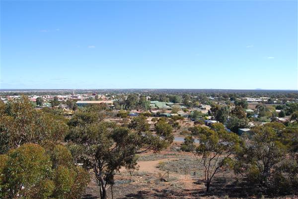 Kalgoorlie - Hannan St Area - Photo take from Mt Charlotte looking towards Hannan St (30/05/2017)
