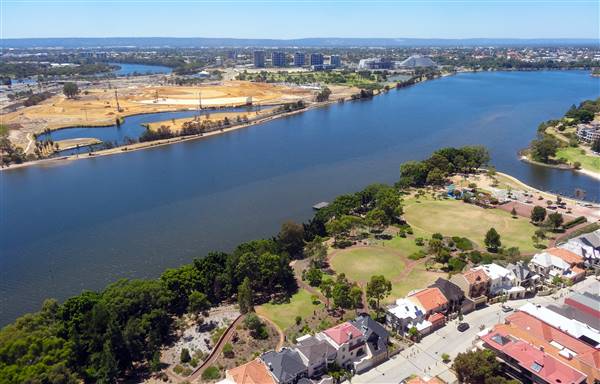 East Perth - Drone shots (27/07/2015 - Credits: Helicam Aerial Imaging)