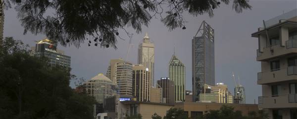 Perth City Skyline (23/09/2015)