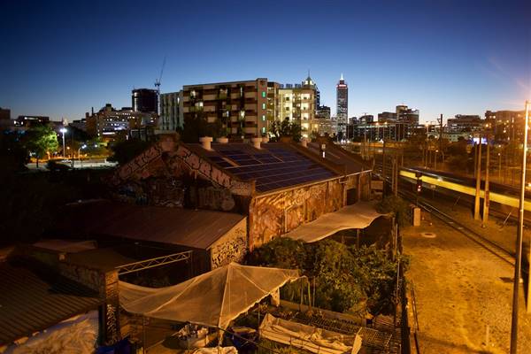 East Perth - Claisebrook Station area (11/05/2017 - Credits: Tim Burns)