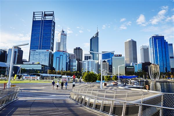 Perth City Skyline - Elizabeth Quay (1/09/2020 - Credits: Tourism Western Australia)