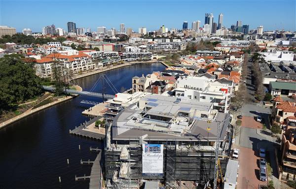 East Perth - Drone shots (27/07/2015 - Credits: Helicam Aerial Imaging)