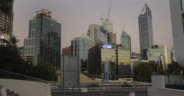 Perth City Skyline (23/09/2015)