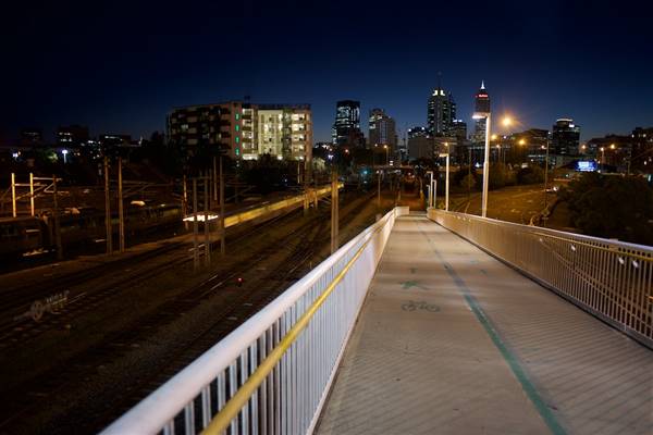 East Perth - Claisebrook Station area (11/05/2017 - Credits: Tim Burns)