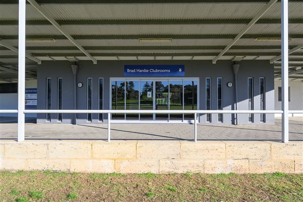 Brad Hardie Club Rooms - Brad Hardie Club Rooms on Dick Lawrence Reserve. (4/08/2025 - Credits: Sammy DeSouza Photography)